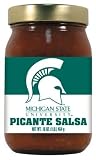 Michigan State Spartans NCAA Picante Salsa - 16oz by Hot Sauce Harry's