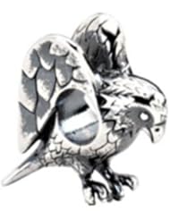 Sterling Silver Kera Eagle Bead Charm 24744