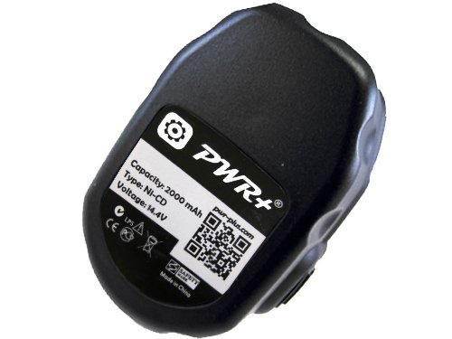 Pwr+® 14.4v 2000 Mah Battery Replacement for Dewalt Dw9091 Dw9094 Dc9091 De9038 De9091 De9092 ; Dc Series Dc613ka Dc614ka Dc615ka Dc612ka Dc728ka ; Dw Series Dw054k-2 Dw055k-2 Dw906