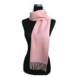 GiftsCircle 100% 2-Ply Cashmere Neck Scarf Muffler, One Size