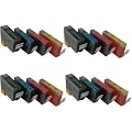 Start - 4 S�tze = 16 kompatible Patronen f�r Canon - je 4 x Schwarz gross + je 4 x Cyan, Magenta, Yello