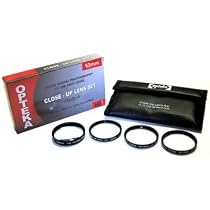 Opteka Close-Up Set (+1, +2, and +4) with 10x Macro Lens for Fuji Finepix S700 Digital Camera
