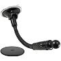 ARKON GN042 Garmin Nuvi 8.5-Inch Windshield Suction Gooseneck Mount with 17mm Ball Head