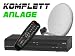 COMAG Digitale Single Satelliten-Anlage Komplett-Set SL25 (Inklusive: Digitaler Sat Receiver, Single LNB, 60er Stahlantenne, Masthalterung)