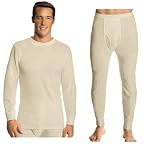 Hanes Everyday Men's Thermal Set (Long Sleeve Crew and Long Johns) - Colors Available