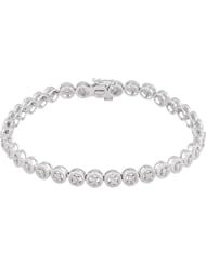 14K White Gold 1 ct tw Diamond Bracelet