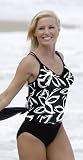 Miraclesuit D-Cup Black and White Malibu Tankini Top