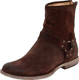 FRYE Men's Phillip Harness Boot, Dark Brown,13 M US