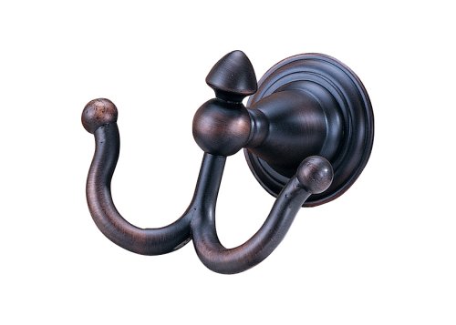 Delta 75035-RB Victorian Double Robe Hook, Venetian Bronze