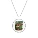 Necklace Circle Charm Largemouth Bass