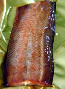 Wild Alder Smoked Sockeye Salmon Body Fillet 11oz by Wild Ocean Seafoods