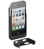 Akku für iPhone 4/4S (PowerCase) 1700mAh Zusatz-Akku (Schale+Akku) 1700 mAh passend für iPhone 4,4S schwarz