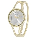 Geneva Platinum Polished Bangle Women's Watch