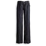 Buttoned-Waistband Denim Trousers