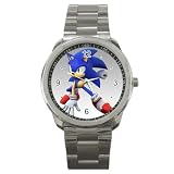Sport Metal Watch of Sonic the Hedgehog at the Ready