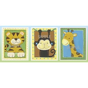Jungle Tales Animal Nursery Childrens Art Print