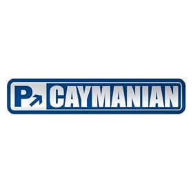 " PARKING CAYMANIAN " STREET SIGN CAYMAN ISLANDS
