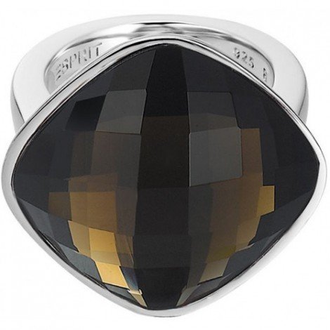Esprit Damen-Ring impressive brown 1 Glasperle braun Edelstahl Gr. 18 S.ESRG11568E180 Preisvergleich
