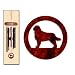 Bernese Mountain Dog Wind Chimes X-SMALL Copper Vein
