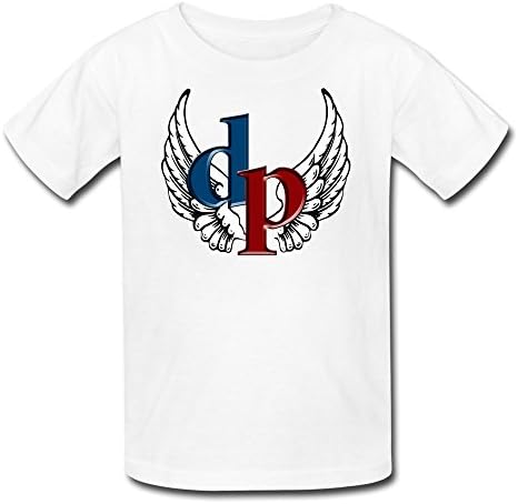HeZone Kid's Dude Perfect DP Logo T-shirts White M