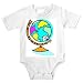 Onesie with study, "social studies", education, school, geography, classroom, world, learning, learn, globe