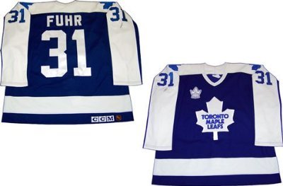 Grant Fuhr Game Used Toronto Maple Leafs Jersey