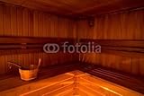 IMAGE OF Wallmonkeys Peel and Stick Wall Decals - Wooden Sauna - 72