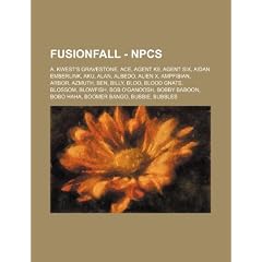 Fusionfall - Npcs: A. Kwest's Gravestone, Ace, Agent K9, Agent Six, Aidan Emberlink, Aku, Alan, Albedo, Alien X, Ampfibian, Arbor, Azmuth