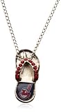 MLB Cleveland Indians Crystal Flip Flop Necklace