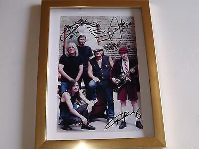ACDC Framed A4 Photo Print in Mint Condition