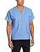 Landau Unisex Scrub Top, Ceil Blue, Small