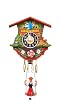 German Quartz Clock - Girl Swinging