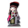 Peacock CHINADOLL12 6 Inch Wood Doll with various minority costumes