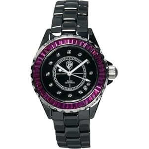 Raku Watches by Heys USA Men's Sophisticated Black & Red (Black)