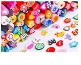 Nail Art 50 Full Fimo Cane Rods Including Craft Blade & Salon Glue by Boolavard