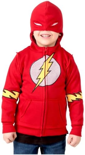 Dx-Xtreme Little Boys' Flash Bolt & Mask Zip Hoodie (c) Size 7