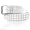 Private Island White Studded Belt with Detachable Buckle