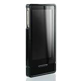 (Smoke Crystal) Mivizu Hard Candy Zune HD case cover for Microsoft Zune HD hard crystal rubber skin case screen protector designed for Zune HD 16GB / 32GB / 64GB