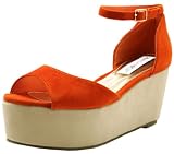 Spy Love Buy Jazmine Flatform Platform Wedge Heel Peep Toe Pump Sandals