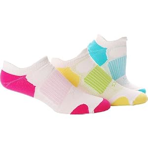 ASICS Women's Sorbtek Double Tab Low Cut Running Sock (3-Pack)