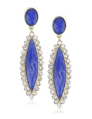 Leslie Danzis Marquis Crystals Drop Earrings