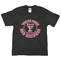 Texas Tech Team Color Youth T-Shirt, Screened (Black)