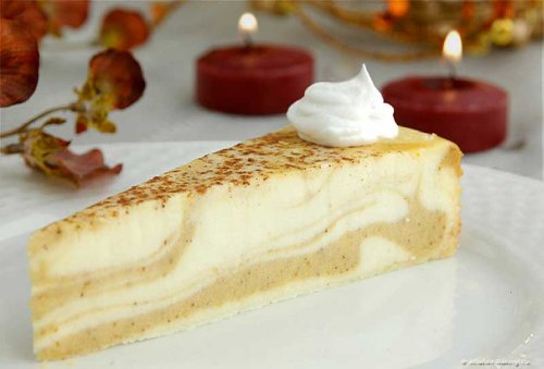 Harvest Spice Pumpkin Cheesecake by oDelish Baking Company