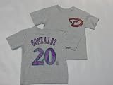 Arizona Diamondbacks Luis Gonzalez Player Name & Number Youth Jersey T-Shirt Size 7