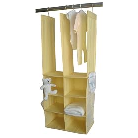<b>Tadpoles Basics Double Closet Organizer - Yellow</b>