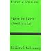 Mitten im Lesen schreib ich Dir: Ausgew�hlte Briefe (Bibliothek Suhrkamp)