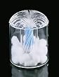 Acrylic Seashell Cotton Ball And Swab Holder