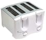 Toastmaster T2040WC 4-Slice Dual-Control Toaster