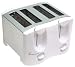 Toastmaster T2040WC 4-Slice Dual-Control Toaster