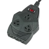 FEL99090 PROTECTOR,SURGE,8OUT,6FT,BLACK
